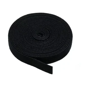 1 3-Pack Hook and Loop Fastening Tape 5 yard/roll, 0.75in, Black