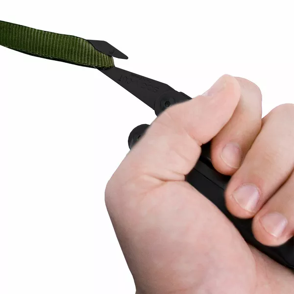 Stainless steel folding V-shaped cutting machine 18 tool multi-functional pliers, with screwdriver, can opener, gripper and cutter, black oxidized surface treatment - 图片 4